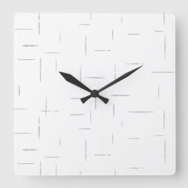 Reloj Cuadrado Conjunto de Carpetas de Archivo Personalizadas Min