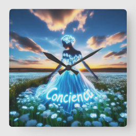 Reloj Cuadrado Consciousness / Conciencia