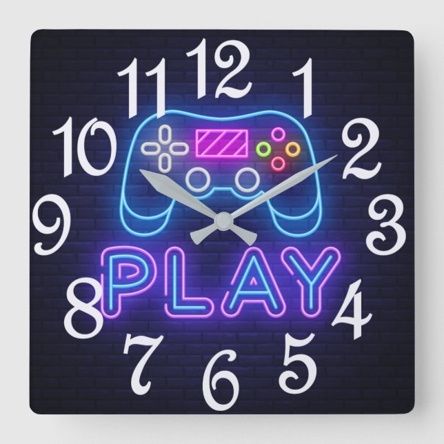 Reloj Cuadrado Controlador de juego  (Anverso)