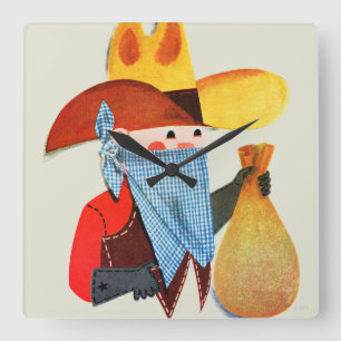 Reloj Cuadrado Cops and Robbers