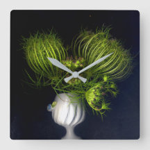 Corazón verde en negro