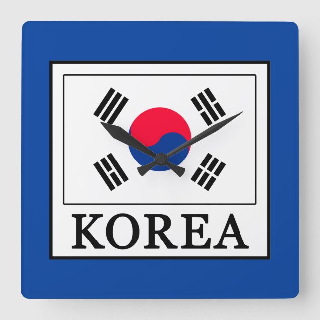 Reloj Cuadrado Corea (Anverso)