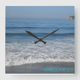 RELOJ CUADRADO CORONADO ,RELOJ CUADRADO DE CA