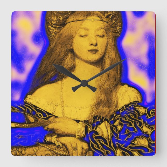 RELOJ CUADRADO COSECHORA ANTIGUA DE PLAZA (Anverso)