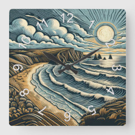 Reloj Cuadrado Costa