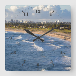 Reloj Cuadrado costa oeste de Palm Beach Florida