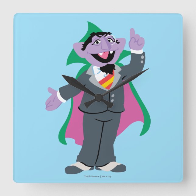 Reloj Cuadrado Count von Count Classic (Anverso)
