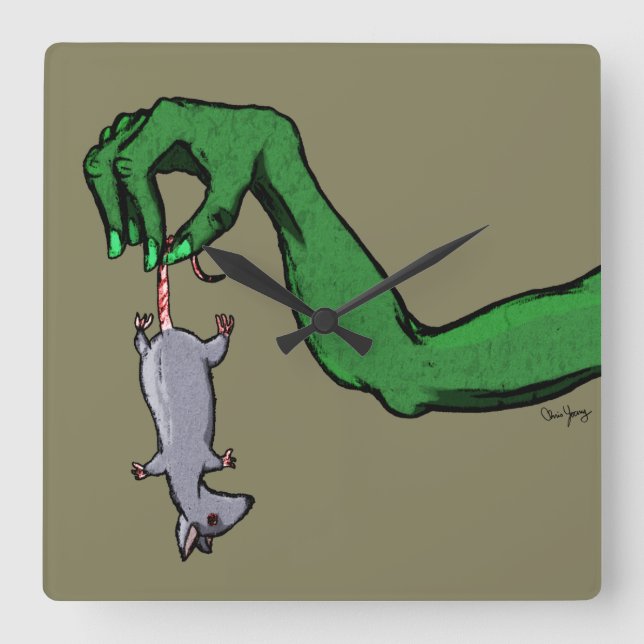 Reloj Cuadrado Counting Down (Anverso)