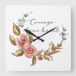 Reloj Cuadrado Courage dear heart
