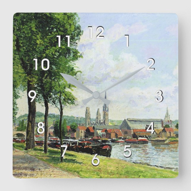 Reloj Cuadrado Cours la Riene, Notre Dame (Anverso)