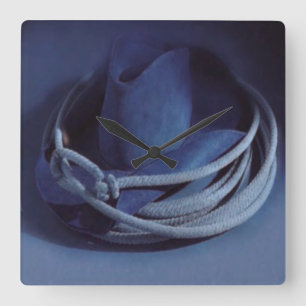 Reloj Cuadrado Cowboy Hat Wall Clock