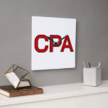 Reloj Cuadrado Cpa<br><div class="desc">reloj cuadrado CPA personalizado,  reloj de pared CPA personalizado,  reloj de oficina contable,  reloj de escritorio CPA,  reloj de pared del asesor financiero,  reloj del logotipo de CPA,  reloj cuadrado del consultor fiscal,  reloj profesional de CPA,  reloj de la empresa de contabilidad,  reloj de pared temático CPA, </div>