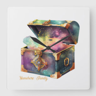 Reloj Cuadrado Crea tu propia caja mágica de momentos de tesoro