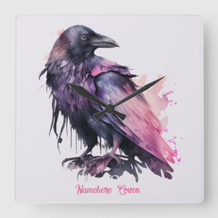 Reloj Cuadrado Crea tu propia mística avenida negra