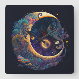 Reloj Cuadrado Crea tu propia Moda De Sirenita Mítica