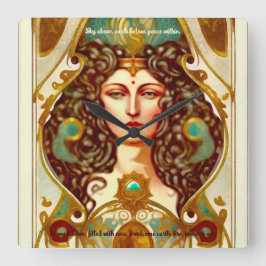 Reloj Cuadrado Crea Tu Propia Sumisa Victoriana