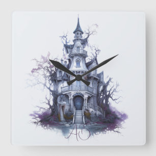 Reloj Cuadrado Crea tu propio castillo embrujado
