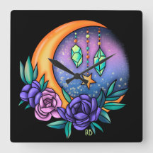 Crea tu propio Cristales, Luna y Rosas.