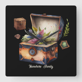 Reloj Cuadrado Crea tu propio gran tesoro