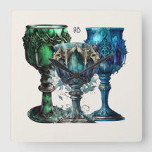 Crea tus propias calidades góticas azules y verdes