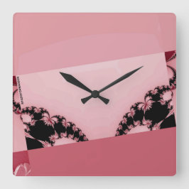 Reloj Cuadrado Creamia de Jardín Fractal