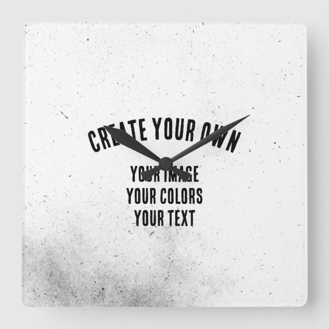 Reloj Cuadrado Crear el propio (Anverso)