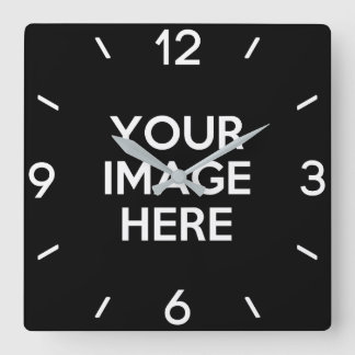 Reloj Cuadrado Crear su propio Personalizado