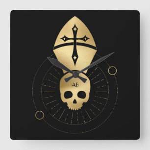 Reloj Cuadrado Crear su propio Tarot jerárquico de Arcana de Oro
