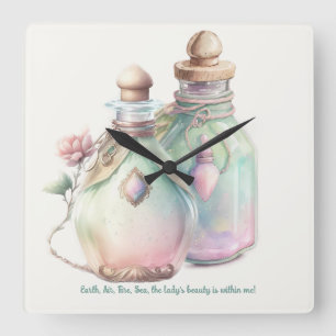 Reloj Cuadrado Crear sus propias botellas Perfume