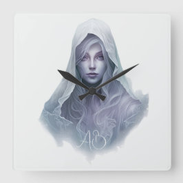 Reloj Cuadrado Crear tu propia bruja púrpura