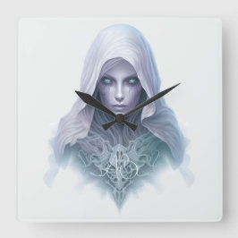 Reloj Cuadrado Crear tu propia bruja violeta de cervecero