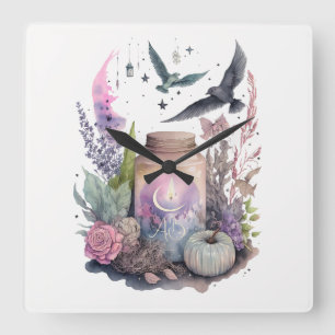 Reloj Cuadrado Crear tu propio otoño místico