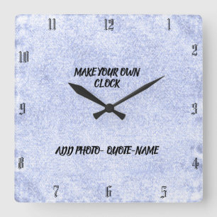 RELOJ CUADRADO CREATE YOUR OWN CLOCK