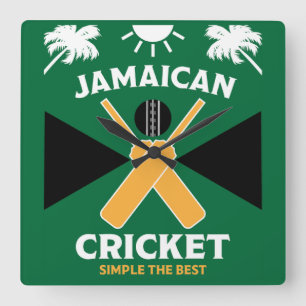 Reloj Cuadrado Cricket de Jamaica