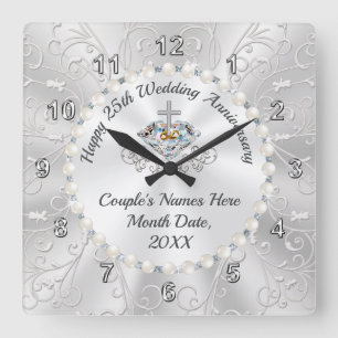 Reloj Cuadrado CRISTIANO, el mejor regalo para el 25 aniversario 