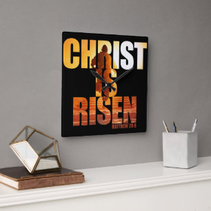 Reloj Cuadrado Cristo está en ascenso - Resurrección de Jesucrist