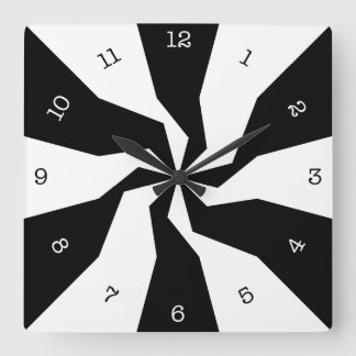 Reloj Cuadrado Crooked Wall Clock