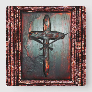 Reloj Cuadrado Cross of Blood