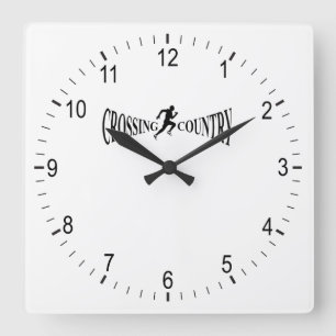 Reloj Cuadrado Crossing country