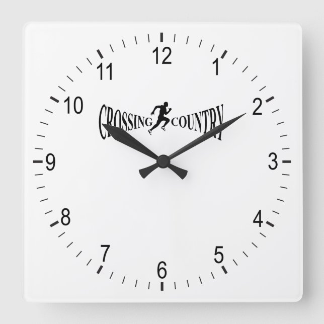 Reloj Cuadrado Crossing country (Anverso)