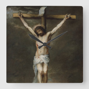 Reloj Cuadrado Crucifixion of Jesus Wall Clock