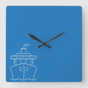 Reloj Cuadrado Cruise ship