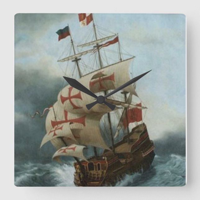 Reloj Cuadrado Crusade ahoy (Anverso)