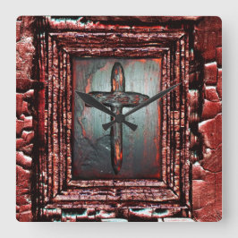 Reloj Cuadrado Cruz de sangre