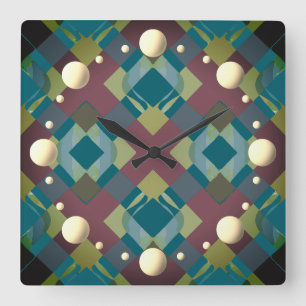 Reloj Cuadrado cruzar