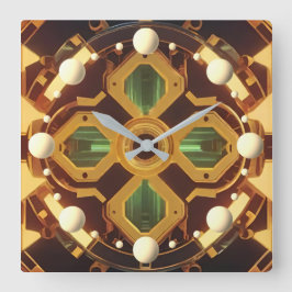 Reloj Cuadrado cruzar