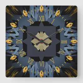 Reloj Cuadrado cruzar