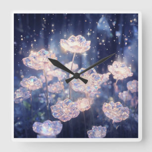Reloj Cuadrado Crystal Bloom