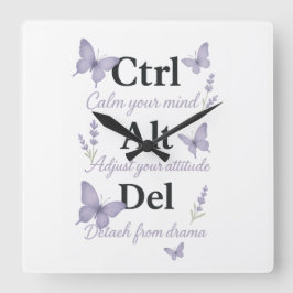 RELOJ CUADRADO CTRL,ALT,SUPR