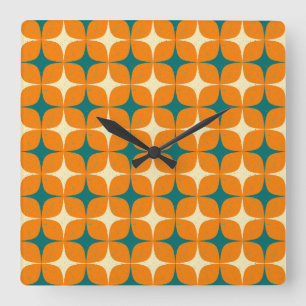 Reloj Cuadrado Cuadrados Vintage